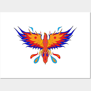 Phoenix the Colorful Flame Posters and Art